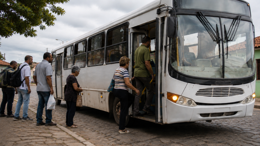 Transporte coletivo de Carangola volta por contratação emergencial e apenas uma empresa apresenta proposta