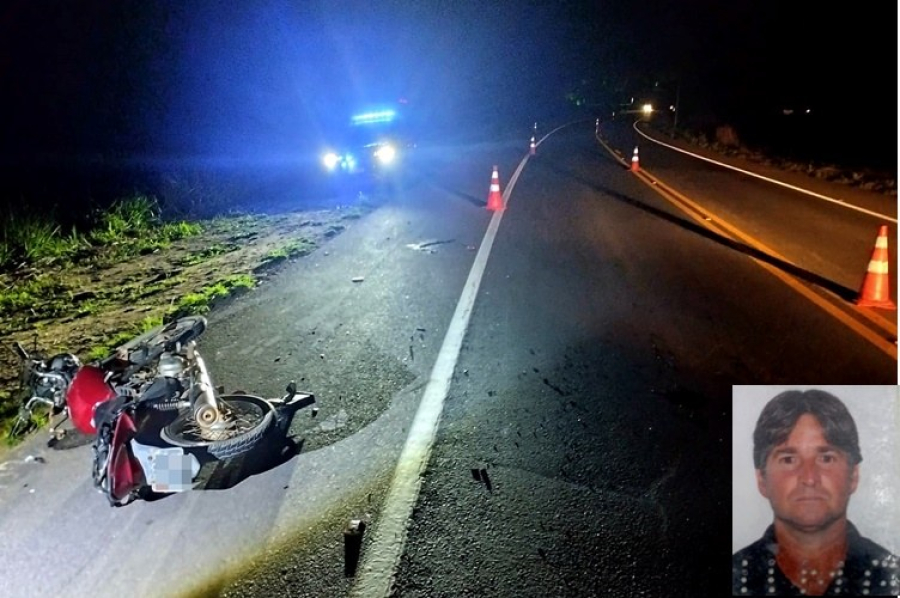 Tragédia na BR-116: Colisão frontal em Laranjal mata uma pessoa.