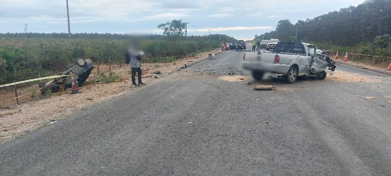 Dois motoristas morrem em acidente na LMG-626, em Taiobeiras