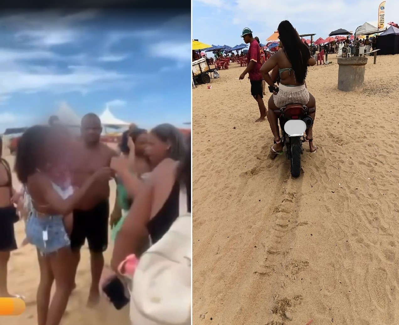 Casal de moto atropela criança na faixa de areia da praia de Grussaí, em São João da Barra