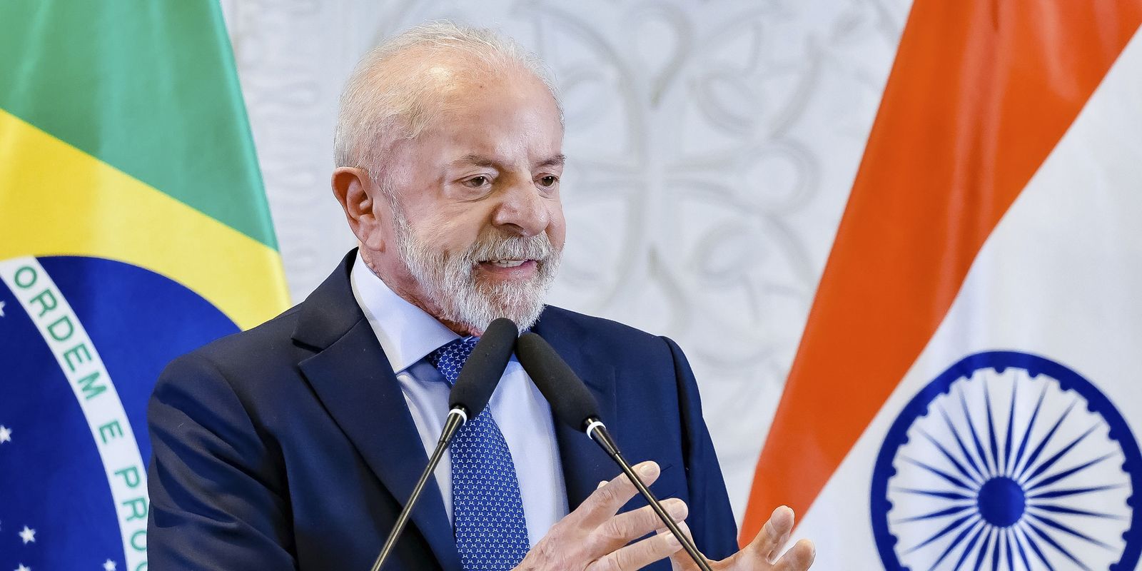 Lula mostra otimismo com a ampliação do fluxo comercial com a Índia