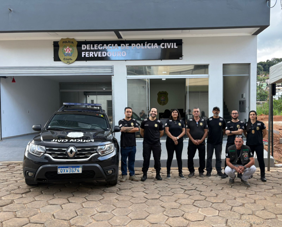 Polícia Civil inaugura nova sede da Delegacia de Fervedouro e amplia estrutura de atendimento