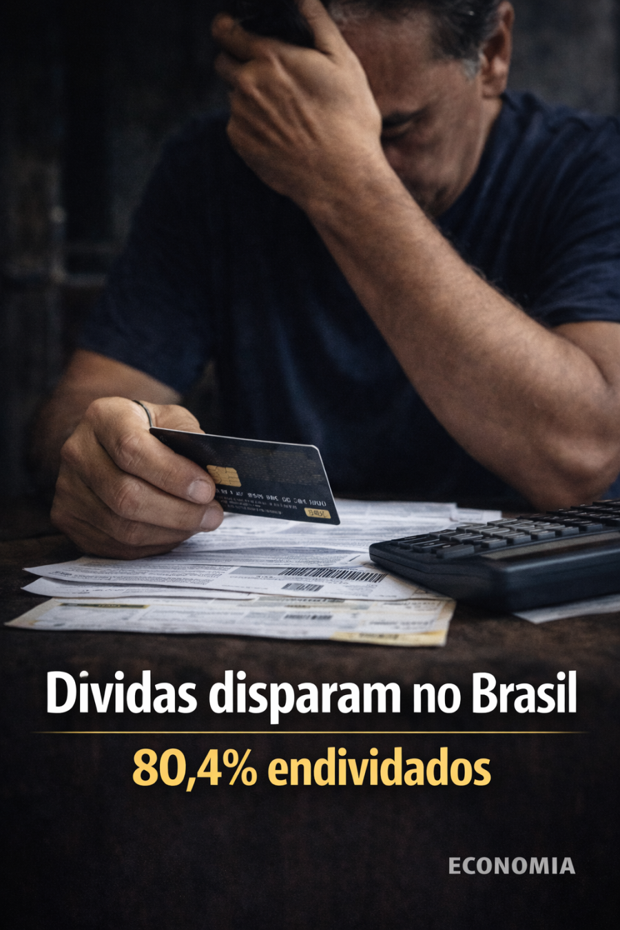 Endividamento das famílias bate 80,4% e acende alerta sobre superendividamento no Brasil