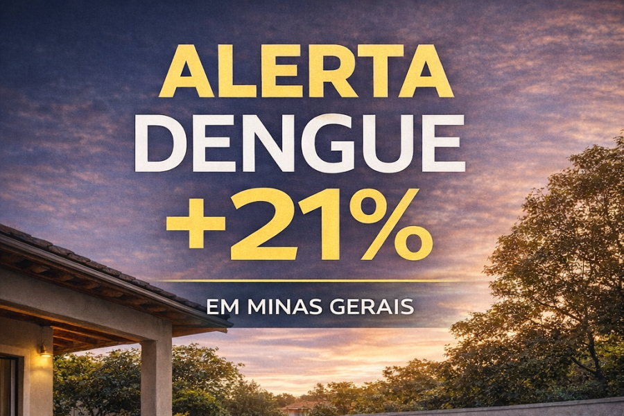 Casos confirmados de dengue sobem 21,9% em uma semana em Minas Gerais
