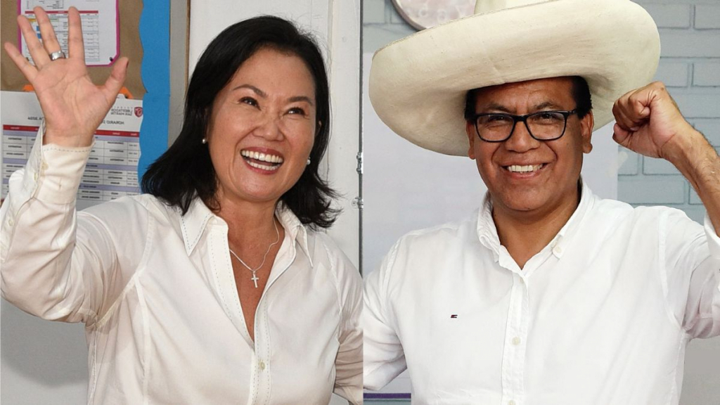 Eleição no Peru: órgão eleitoral confirma Fujimori e Sánchez no segundo turno