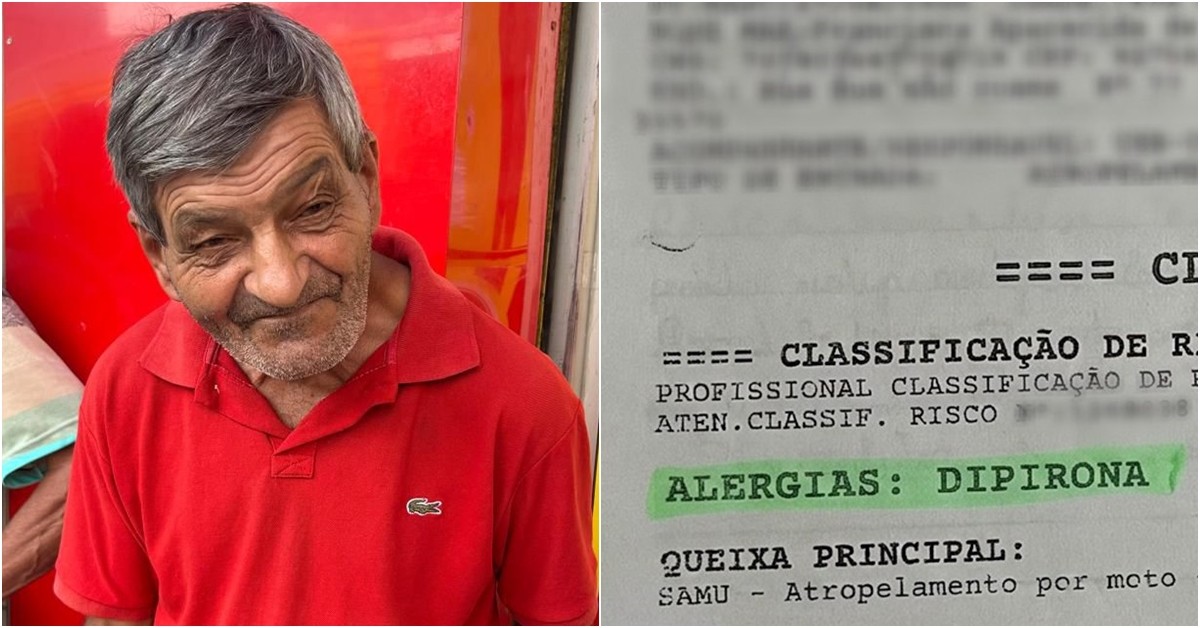 O que se sabe sobre o caso de idoso alérgico à dipirona que morreu após receber o remédio em Juiz de Fora