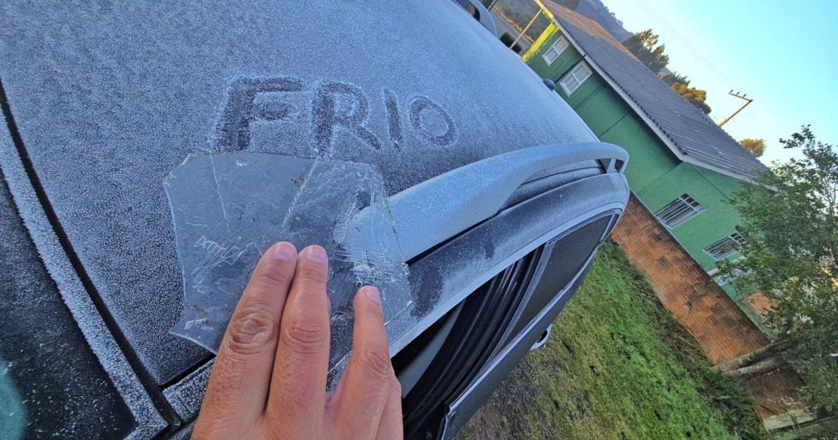 Temperaturas de 0ºC e geadas marcam final de semana no RS; veja previsão