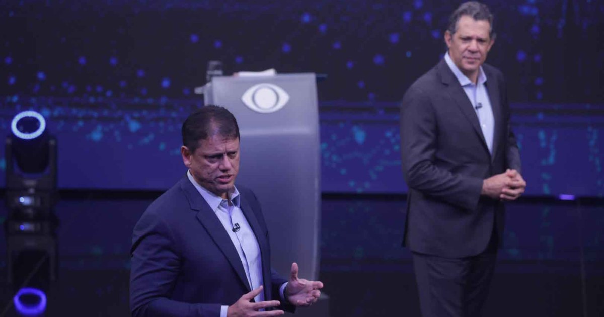 Gerp: Tarcísio tem 55% contra 36% de Haddad em eventual 2º turno ao governo de SP