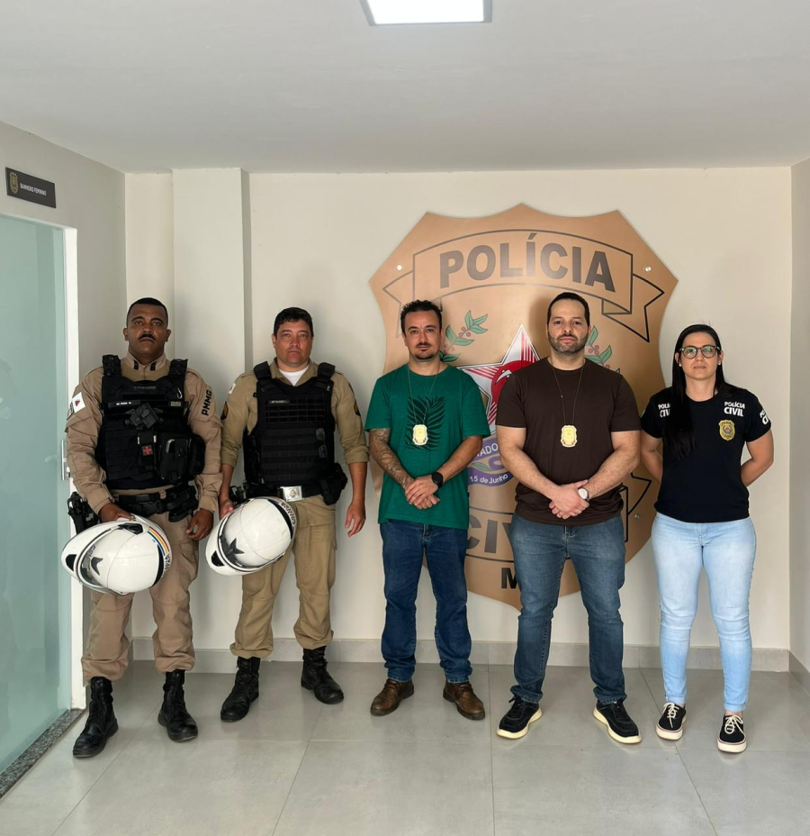 Investigação por câmeras leva à prisão de suspeito de roubo à mão armada no Centro de Carangola