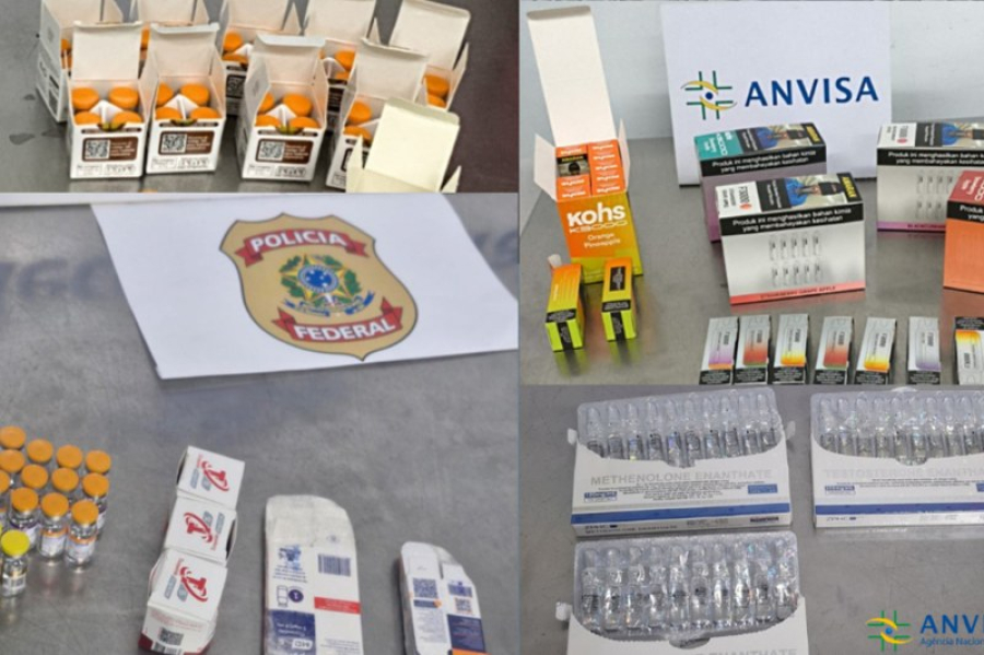 Anvisa apreende mais de mil produtos irregulares, incluindo tirzepatida e retatrutida