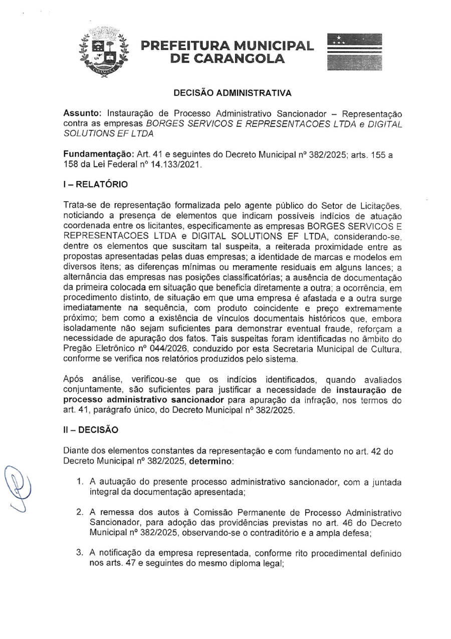 Prefeitura suspende duas empresas após identificar indícios de atuação coordenada em licitação do Natal Luz