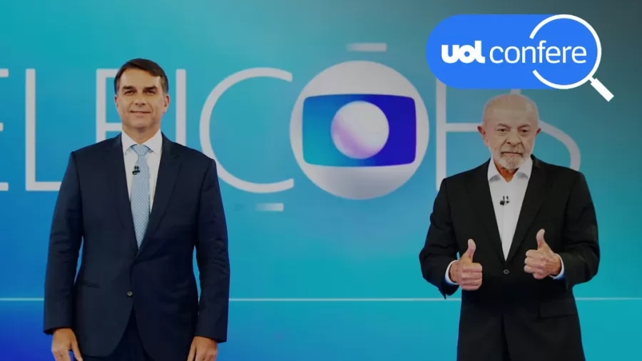 Último debate expõe diferenças entre Lula e Flávio na véspera da decisão nas urnas