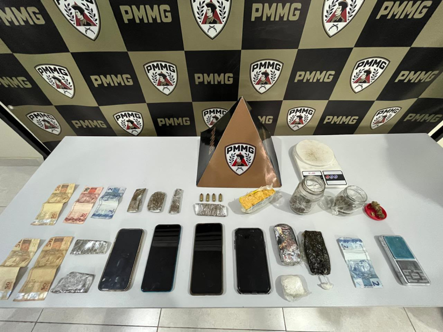 PM desarticula esquema de drogas por delivery com pedidos via Pix em Muriaé