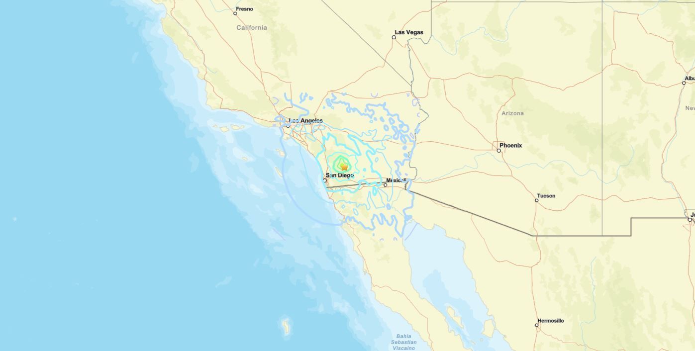Terremoto de magnitude 5,1 atinge região de San Diego, na Califórnia