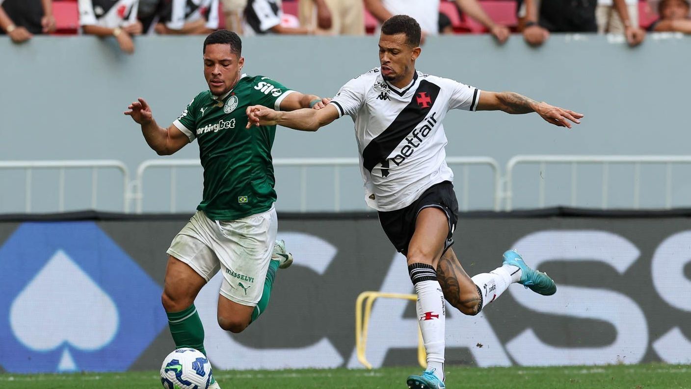 Vitor Roque desencanta, e Palmeiras vence Vasco pelo Brasileirão