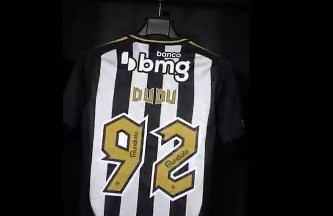 Torcida do Atlético-MG escolhe número 92 para camisa de Dudu