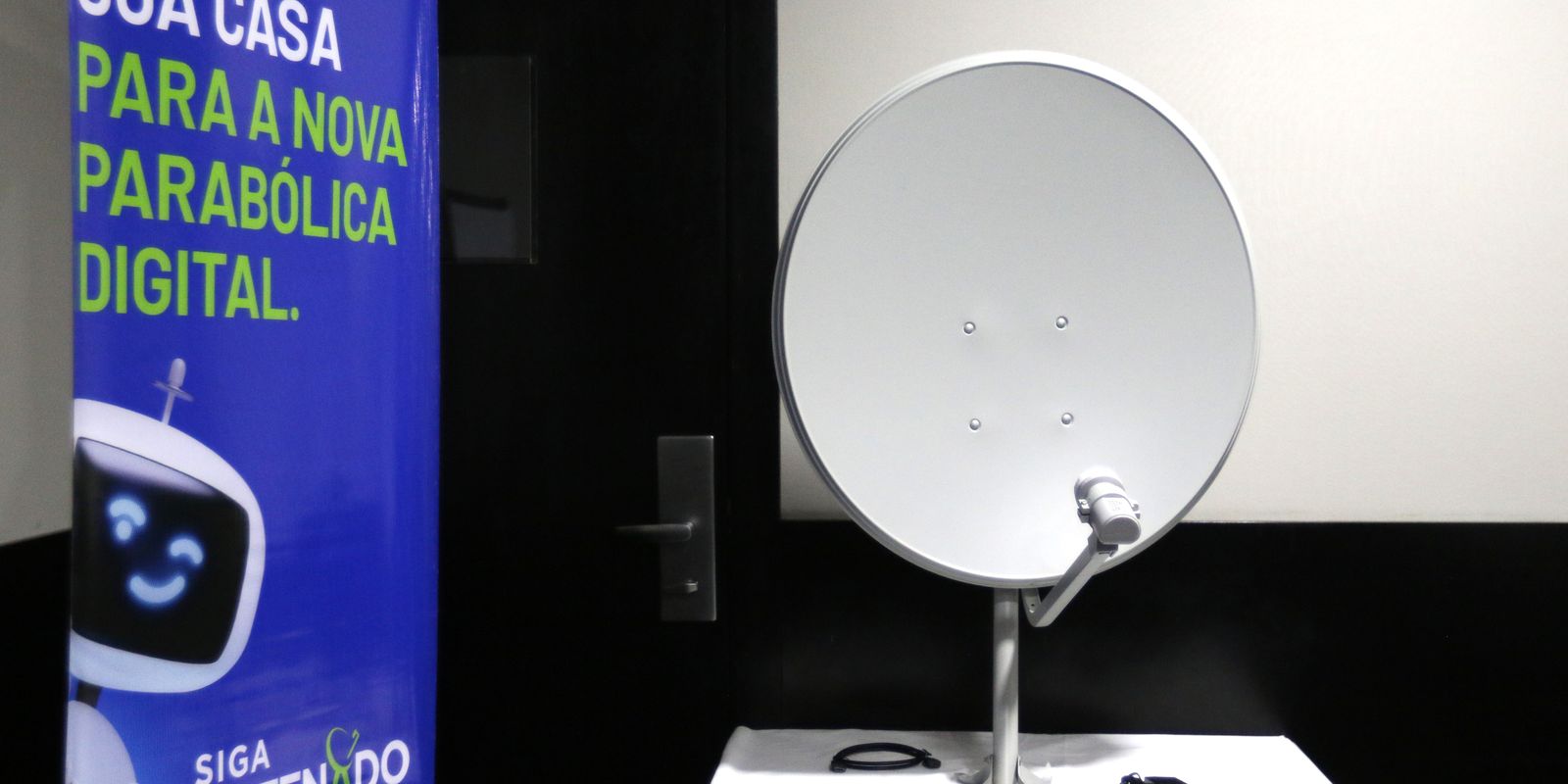 Famílias de baixa renda podem receber antena parabólica digital
