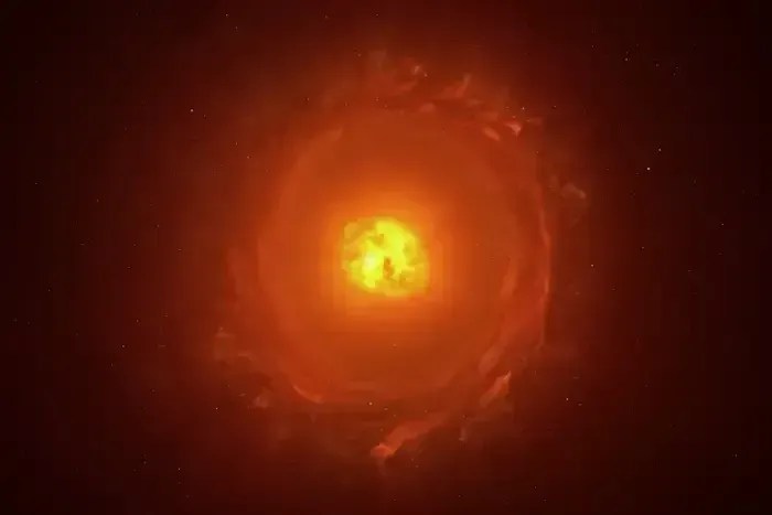 Estrela 1.500 vezes maior que o Sol tem metamorfose rápida e pode explodir