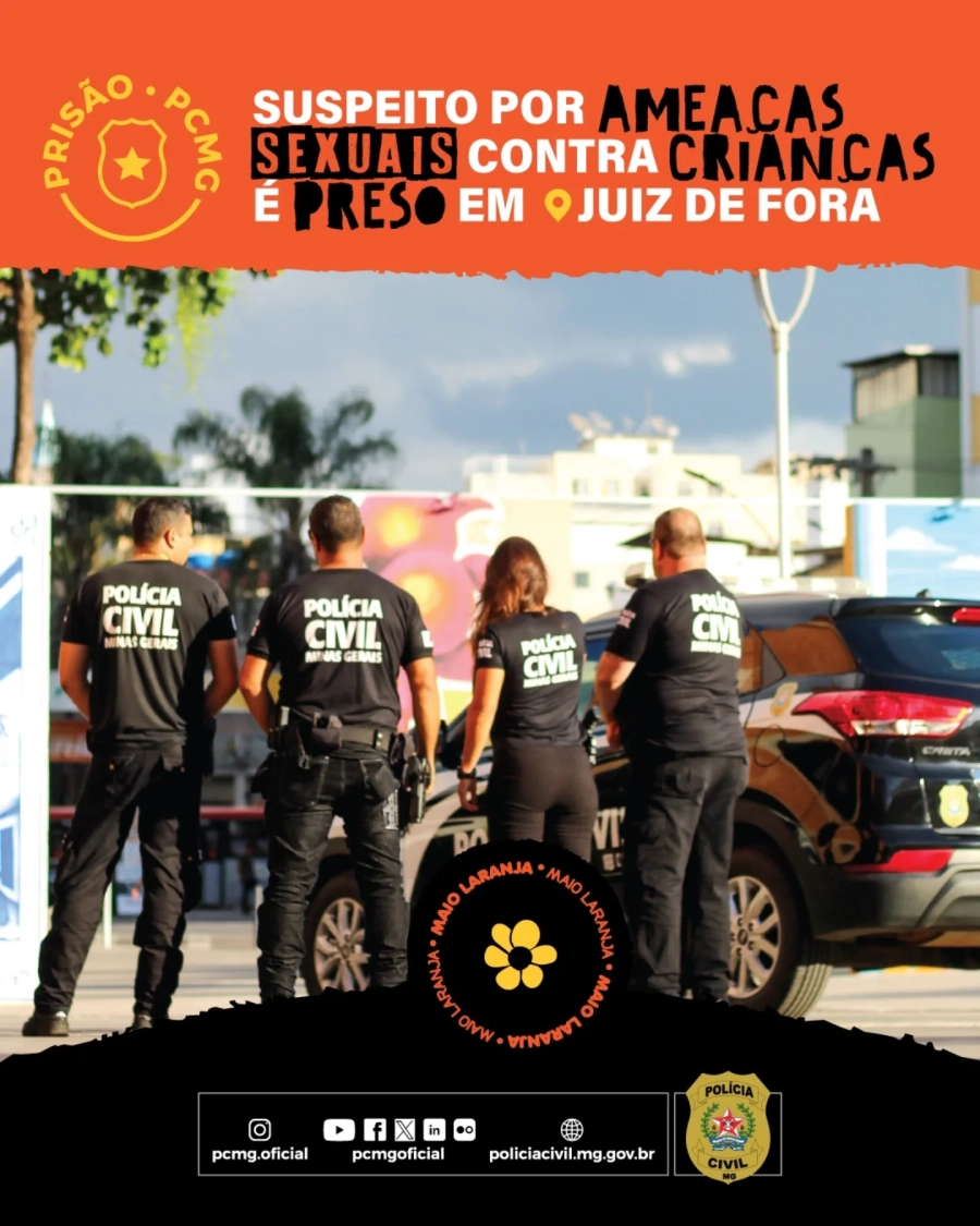 Prisão integra Operação Caminhos Seguros: suspeito ameaça crianças em academia