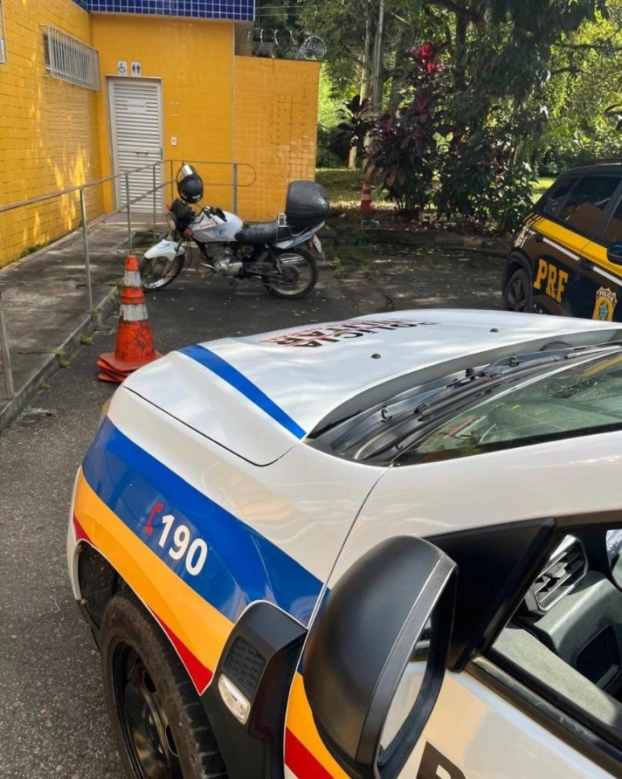 Moto furtada do SAAE de Abre Campo é recuperada em ação integrada em Realeza